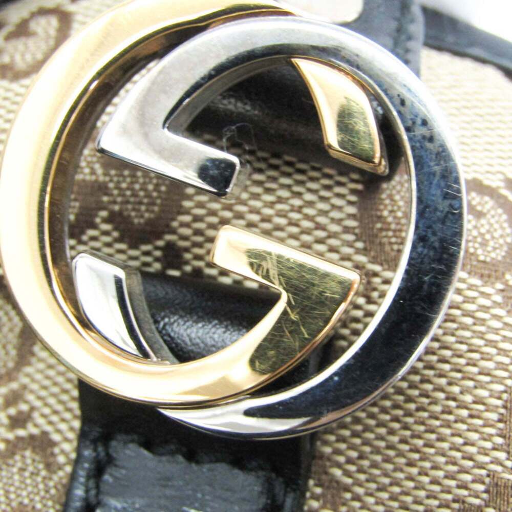 GUCCI Authentic Black Canvas Tote Bag - Picture 8 of 12